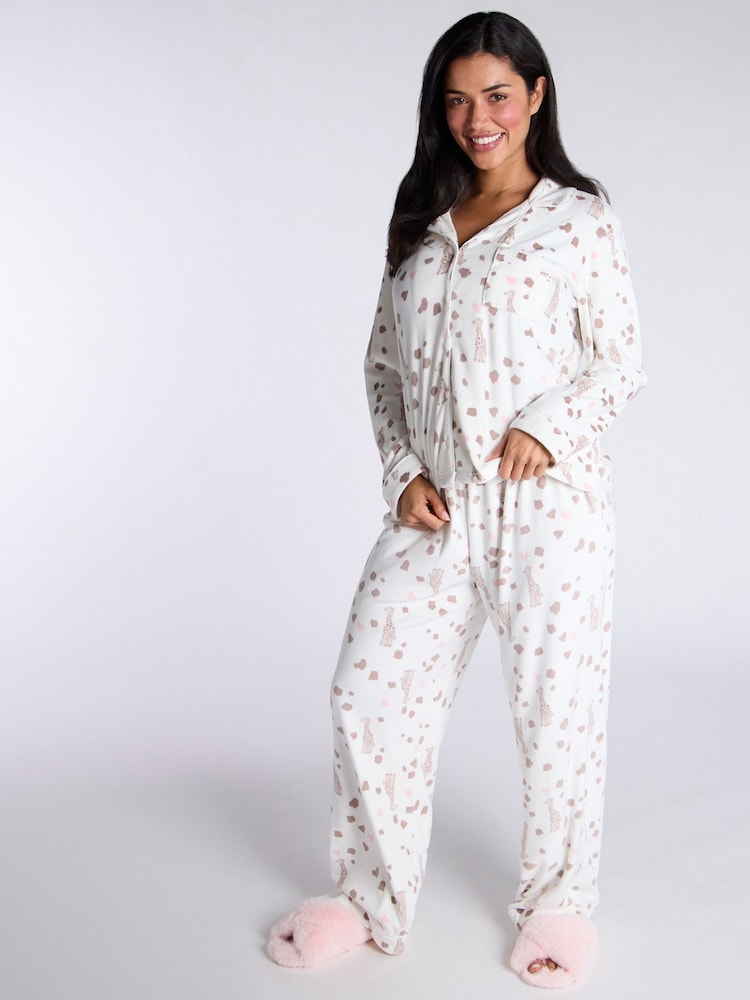 Boux Avenue Cosy Velour Pyjamas Set - Image 1 of 5