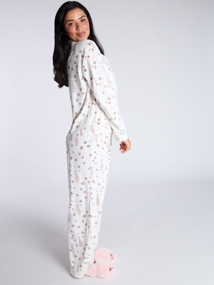 Boux Avenue Cosy Velour Pyjamas Set - Image 3 of 5
