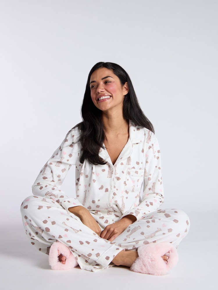 Boux Avenue Cosy Velour Pyjamas Set - Image 4 of 5