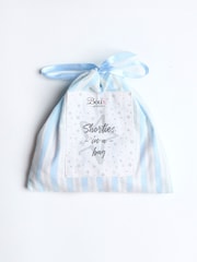 Boux Avenue Blue Stripe 100% Cotton Shorts  Pyjamas - Image 7 of 7