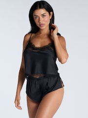Boux Avenue Luxe Satin and Lace Chemise - Image 1 of 4
