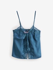 Boux Avenue Satin And Lace Trim Cami Pyjamas Set - Image 7 of 8