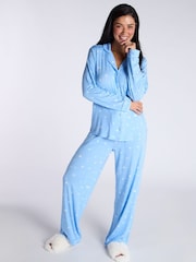 Boux Avenue Modal Heart Long Pyjamas Set - Imaginea 1 din 5