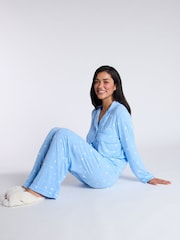 Boux Avenue Modal Heart Long Pyjamas Set - Imaginea 4 din 5