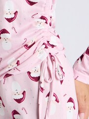Boux Avenue Soft Touch Christmas Santa Top & Leggings Set - Image 3 of 5