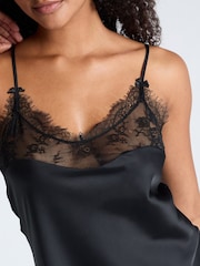 Boux Avenue Luxe Satin and Lace Chemise - Image 4 of 4