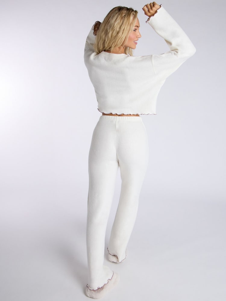Boux Avenue Fleece Cosy Long Pyjamas Set - Image 3 of 5