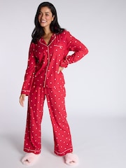 Boux Avenue Heart Cosy Pyjamas in a Bag - Image 1 of 6