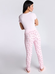 Boux Avenue Rib Christmas Candy Cane T-Shirt and Pyjamas Set - Image 2 of 5