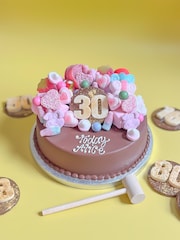 50th Birthday Pick ‘n’ Mix Milestone Smash Cake by Sweet Trees - Image 6 of 7