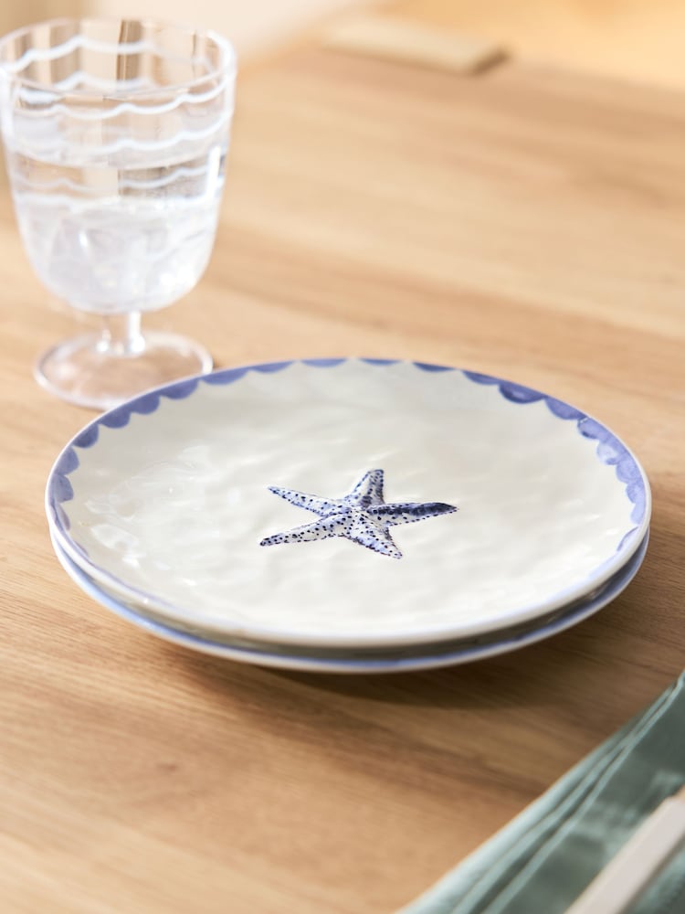 סט של 2 צלוחיות בצורת צדף - Image 2 of 4