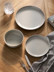 12 Piece Grey Moderna Dinner Set - Image 2 of 4
