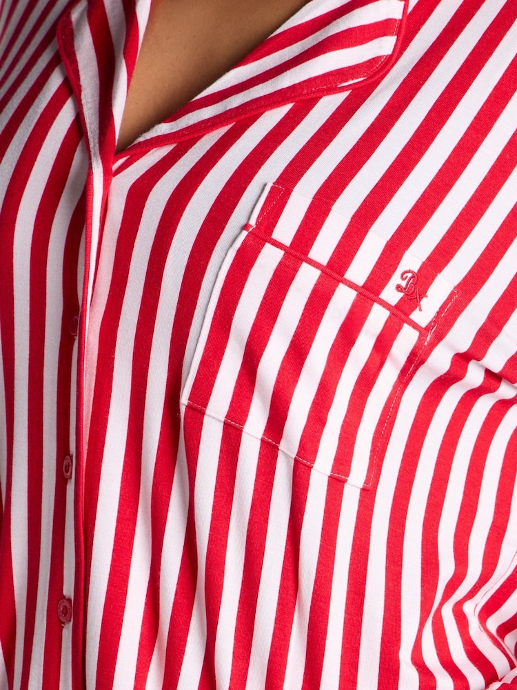 Boux Avenue Red Stripe Modal Pyjama Short Set - Image 7 of 7
