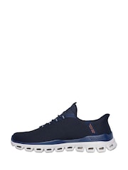 Skechers Blue Glide Step Trainers - Image 2 of 5