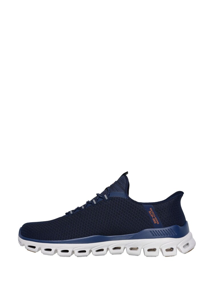 Skechers Blue Glide Step Trainers - Image 2 of 5
