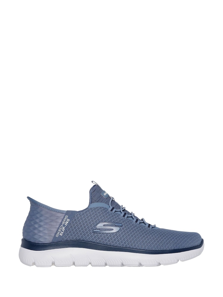 Skechers Light Blue Summits High Range Trainers - Image 1 of 5