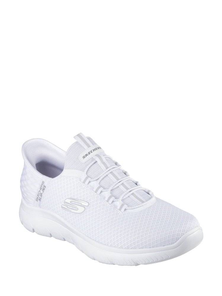 Skechers White Summits High Range Trainers - Image 3 of 5