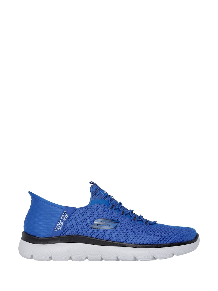 Skechers Blue Chrome Summits High Range Trainers - Image 1 of 5