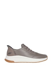 Skechers Grey Bobs Squad 4 Trainers - Image 1 of 3