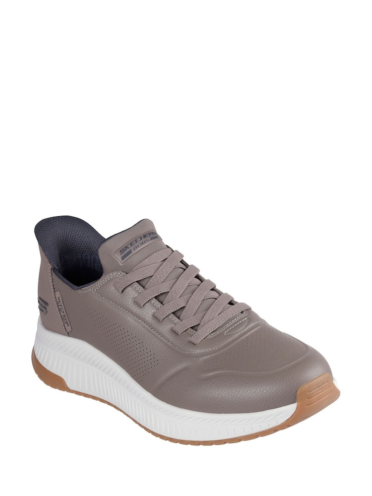 Skechers Grey Bobs Squad 4 Trainers - Image 2 of 3