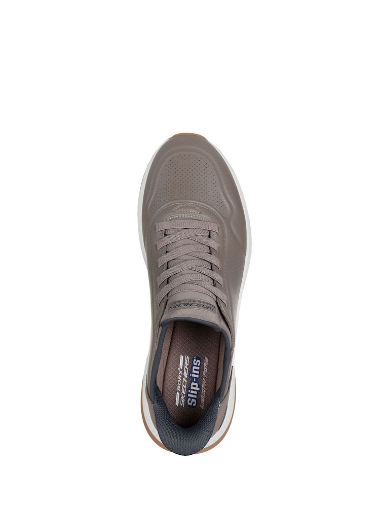 Skechers Grey Bobs Squad 4 Trainers - Image 3 of 3