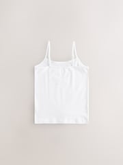 White 5 Pack Lace Cami Vest (1.5-16yrs) - Image 3 of 6