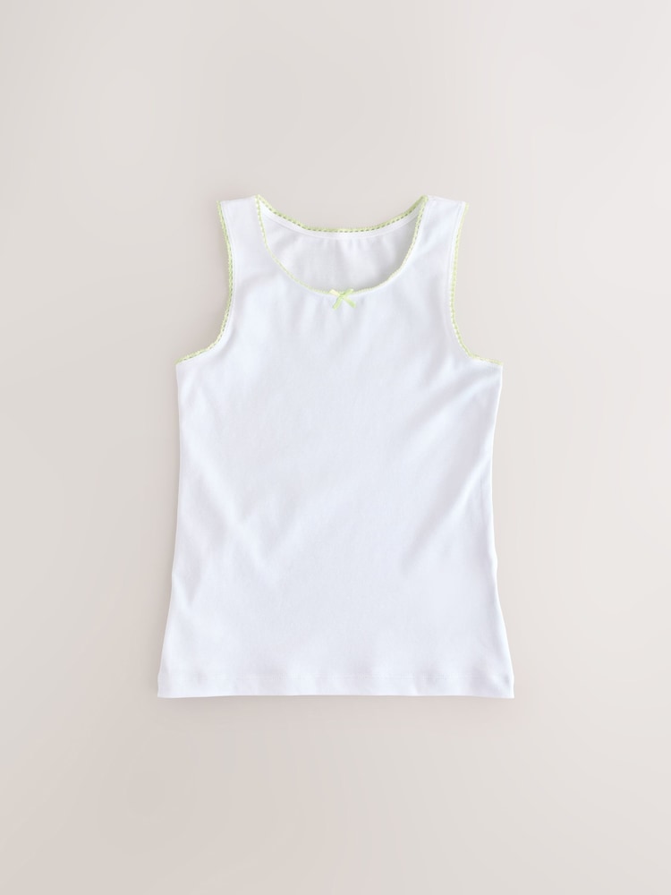White Vests 5 Pack (1.5-16yrs) - Image 2 of 9