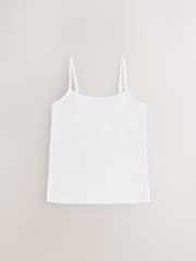 White 3 Pack Lace Cami Vest (1.5-16yrs) - Image 2 of 7