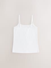White 3 Pack Lace Cami Vest (1.5-16yrs) - Image 3 of 7
