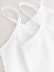 White 3 Pack Lace Cami Vest (1.5-16yrs) - Image 6 of 7