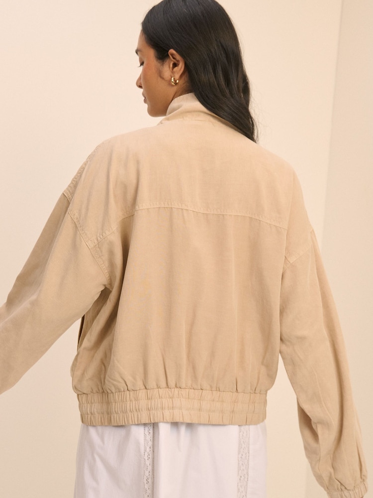 Nobodys Child Brown Addison Tencel Utility Jacket - Image 2 of 4