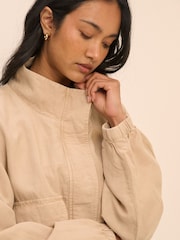 Nobodys Child Brown Addison Tencel Utility Jacket - Image 3 of 4