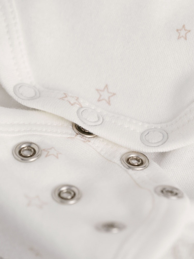 GANT White Baby Star And G Printed Bodysuit - Image 3 of 3