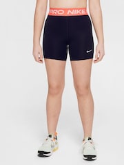 Nike Black Ember Pink 3 Inch Dri-FIT Pro Shorts - Image 1 of 6