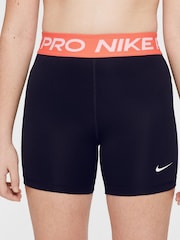 Nike Black Ember Pink 3 Inch Dri-FIT Pro Shorts - Image 3 of 6