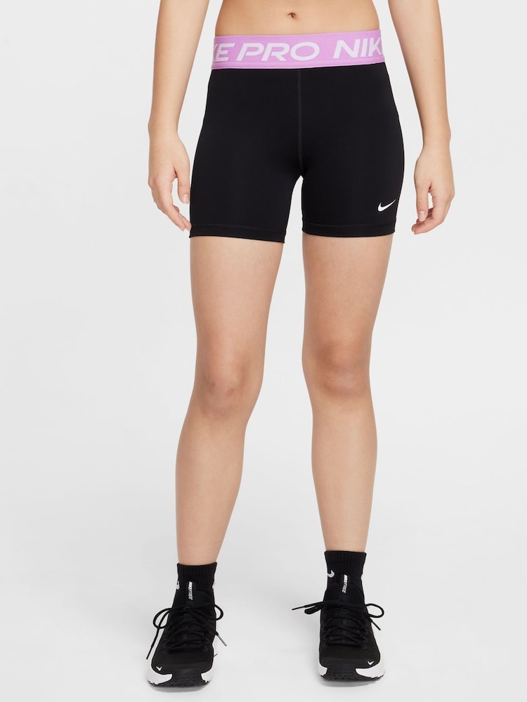 Nike Black Lilac Pro Shorts - Image 1 of 7