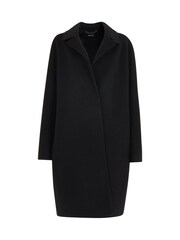 Whistles Julia Double Faced Black Coat - Image 4 of 4