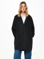 Whistles Black Double Faced Julia Coat - Image 1 of 5