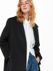 Whistles Black Double Faced Julia Coat - Image 4 of 5