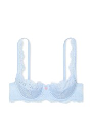 Victoria's Secret Light Blue Lightly Lined Balcony Lace Bra - Image 1 of 2
