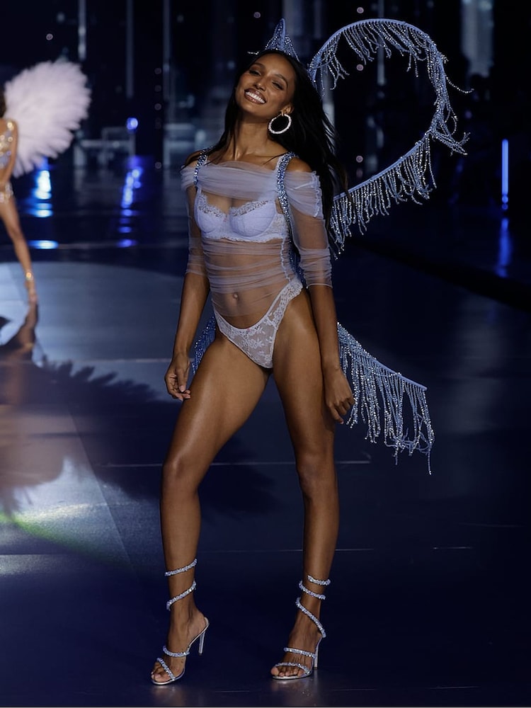 Victoria's Secret Light Blue Lightly Lined Balcony Lace Bra - Image 2 of 2