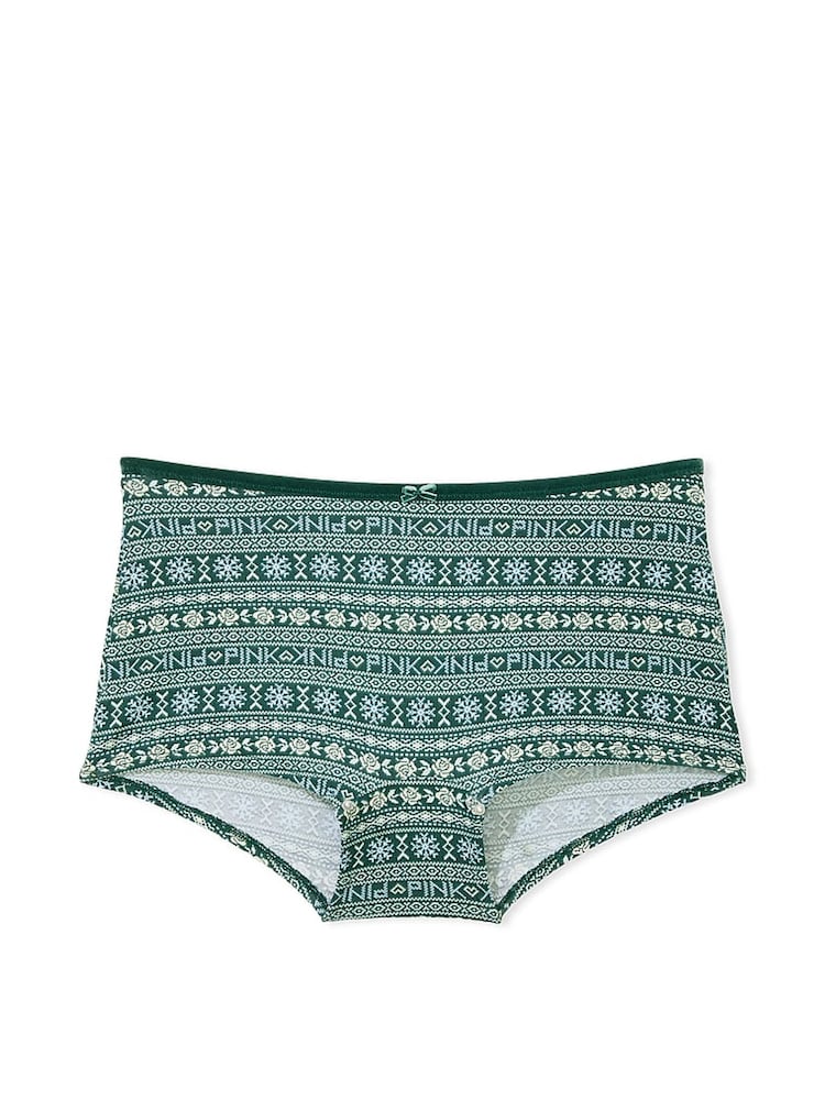 Victoria's Secret PINK Deep Forest Green Short Cotton Knickers - Image 3 of 3