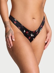 Victoria's Secret Black Champagne Thong Knickers - Image 1 of 1