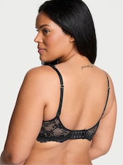 Victoria's Secret Black Lightly Lined Balcony Lace Bra - Image 2 of 4