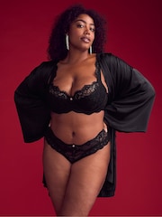 Victoria's Secret Black Lightly Lined Balcony Lace Bra - Image 4 of 4