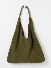 FatFace Khaki Green Shoulder Tote Bag - Image 1 of 2