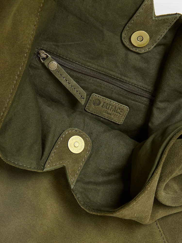 FatFace Khaki Green Shoulder Tote Bag - Image 2 of 2