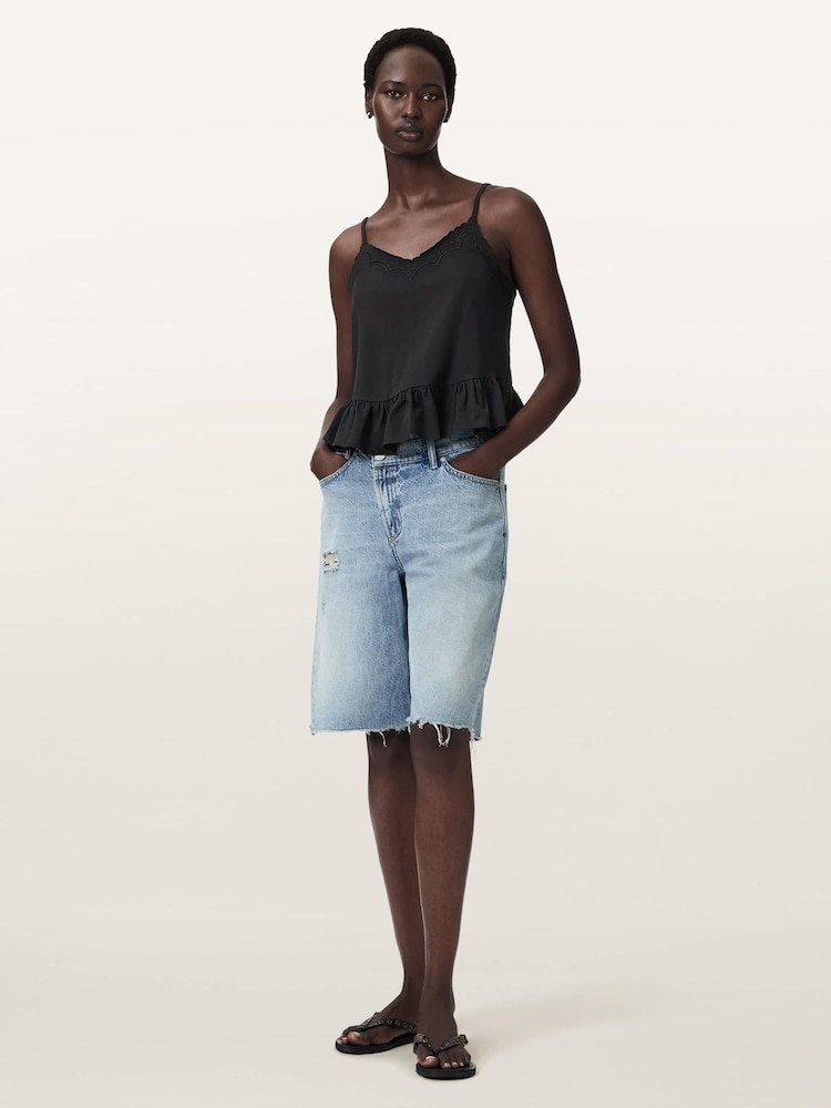 AllSaints Black Georgia Camisole - Image 2 of 6