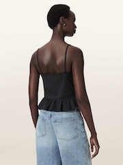 AllSaints Black Georgia Camisole - Image 4 of 6