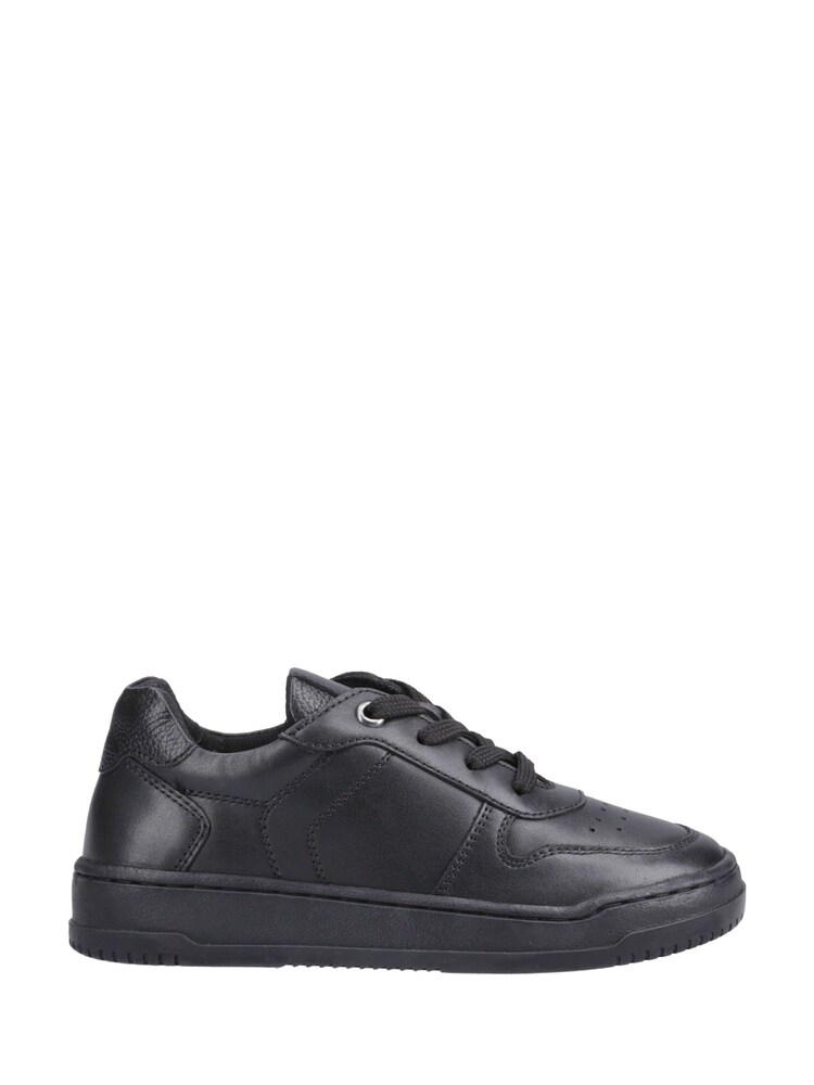 Hush Puppies Black Dougie Lace Up Junior School Shoes - Image 1 of 5 Hush Puppies Black Dougie Lace Up Junior School Shoes - Image 1 of 5